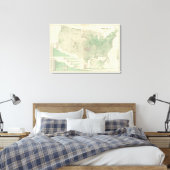 Boerderij door provincies canvas afdruk (Insitu (Slaapkamer))
