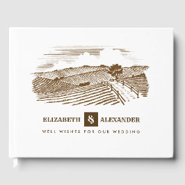 Boerderij Drawing Rustic Wedding Guest Books Gastenboek