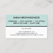 Boerderij Duck Koe Goat Donkey Chicken Pig Visitekaartje (Achterkant)