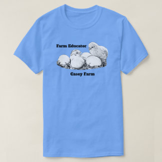 Boerderij Educator ver.1 donkere logo T-shirt