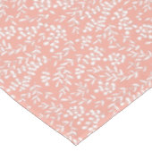 Boerderij eenvoudige bloemmotief op roze tafelkleed (Gekanteld)