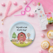 Boerderij eerste geboorte Borden Papieren Bordje (Feest)