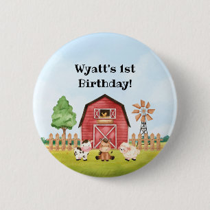 Boerderij eerste geboorte Button