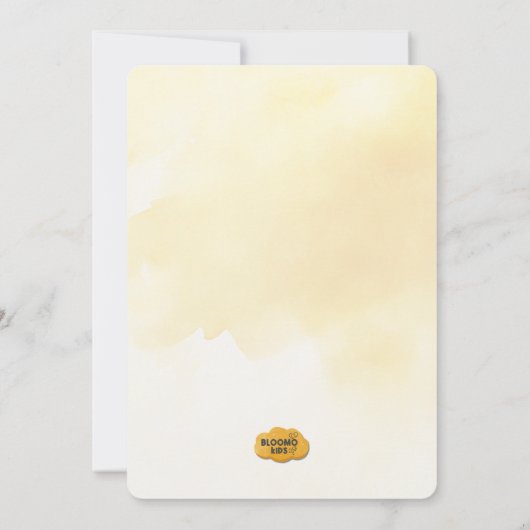 Boerderij eerste verjaardag uitnodiging (Achterkant)