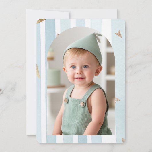 Boerderij eerste verjaardag uitnodiging (Achterkant)