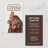 Boerderij EGGS Heritage Layer Hen Visitekaartje (Voorkant / Achterkant)