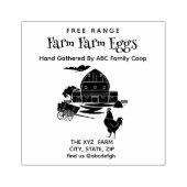 Boerderij  Ei Karton Stamp Rubberstempel (Afrduk)