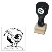 Boerderij Eieren Biologisch Karton Boerderij Kip Rubberstempel (Gestempeld)