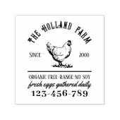 Boerderij Eieren Karton Zelfinktende Stempel (Design)