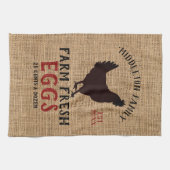 Boerderij 🥚 🐓 eieren, vers theedoek (Horizontaal)