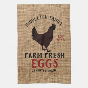 Boerderij 🥚 🐓 eieren, vers theedoek