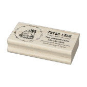 Boerderij Eierkarton Rubber Stempel (Stempel)