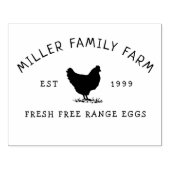  Boerderij | Eikartonnen stempel (Afrduk)