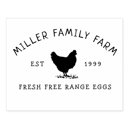  Boerderij | Eikartonnen stempel (Afrduk)