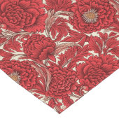  boerderij elegantie: Franse rode lekkernijen Lange Tafelloper (Hoek)