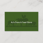 Boerderij en diervoederwinkel Visitekaartjes (Voorkant)