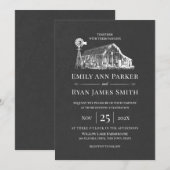 Boerderij en karalkbord kaart (Voorkant / Achterkant)