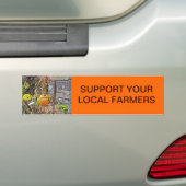 Boerderij en tuinlijk bumpersticker (Op auto)