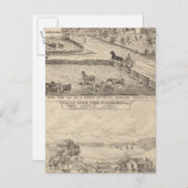 Boerderij en verblijf in Shoreham Briefkaart (Voorkant / Achterkant)