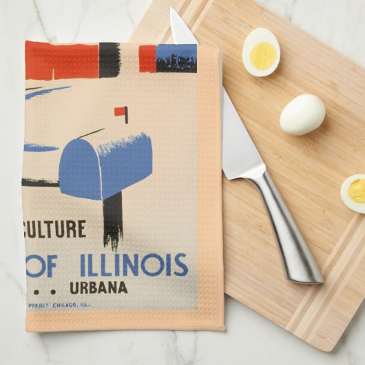 Boerderij en week thuis theedoek (Quarter Fold)