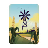 Boerderij en windmolen magneet (Verticaal)