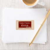 Boerderij Etiket verse eieren (Insitu)