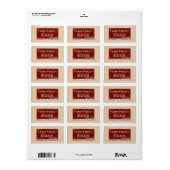 Boerderij Etiket verse eieren (Full Sheet)