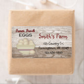 Boerderij Etiket verse eieren (Insitu)
