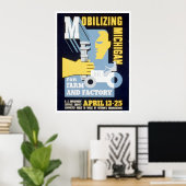 Boerderij Factory Michigan 1943 WPA Poster (Thuiskantoor)