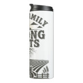 Boerderij familie sterke wortels thermosbeker (Geroteerd rechts)