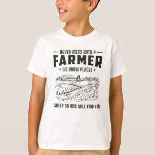 Boerderij Farming Agriculture Grappig Tractor Gift T-shirt
