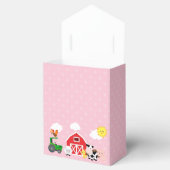 Boerderij Favor Box (roze voor meisjes) Bedankdoosjes (Geopend)
