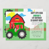 Boerderij Feest Uitnodiging (Voorkant / Achterkant)