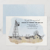 Boerderij Feest Uitnodigingen (Voorkant / Achterkant)