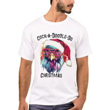 Boerderij Fitness Gym T-shirt, Kerst Haan Humor Gi