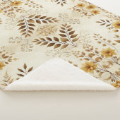 Boerderij Floral Sherpa Blanket Sherpa Deken (3/4)