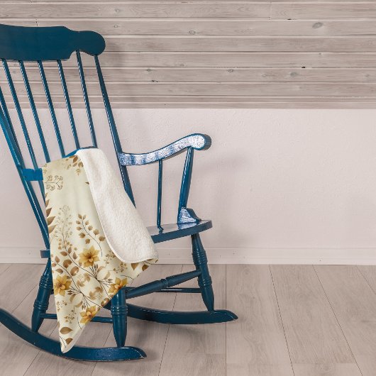 Boerderij Floral Sherpa Blanket Sherpa Deken