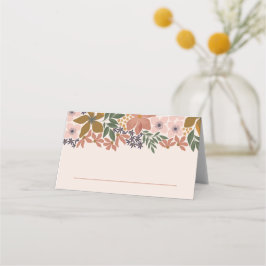 Boerderij Floral Vrijgezellenfeest of bruiloft Plaatskaartje