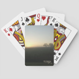 Boerderij Florida Morning Sunrise Natuurfotografie Pokerkaarten