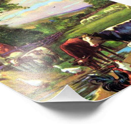  Boerderij Foto Afdruk (Hoek)