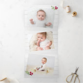 Boerderij Fotokaart Scheepslap & Magnolia Krans Drieluik Wenskaart (Binnen)