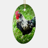 Boerderij Fowl Keramisch Ornament (Rechts)