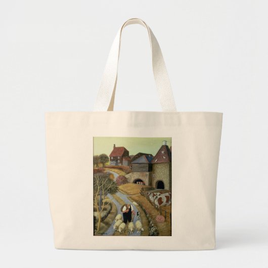 Boerderij Franse Straat Grote Tote Bag (Voorkant)