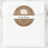 Boerderij Fresh Cheese Label (Tas)