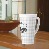 Boerderij Fresh Chicken Country Gingham Latte Mok