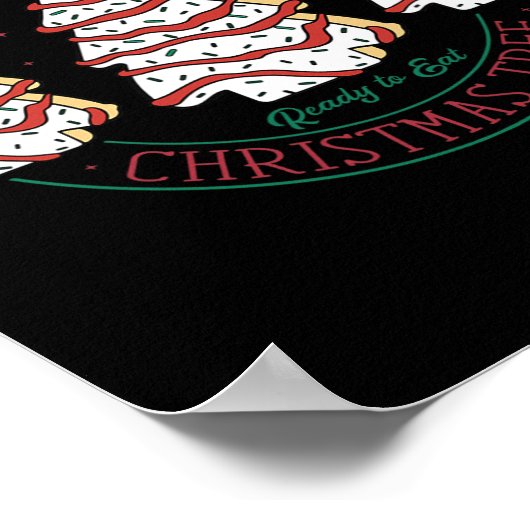 Boerderij Fresh Christmas Tree Frosting Frosted Ca Poster (Hoek)