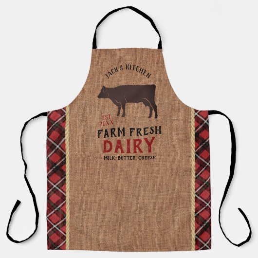 Boerderij Fresh Country Dairy Schort (Voorkant)