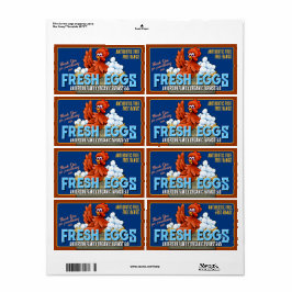 Boerderij Fresh Egg Carton Label