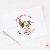 Boerderij Fresh Eggs Carton Label Sticker (Envelop)