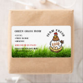 Boerderij Fresh Eggs Custom Egg Carton Label (Insitu)